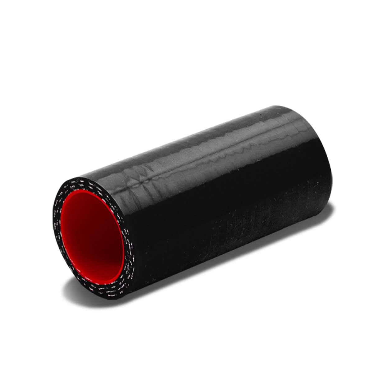 1.50" Silicone Hose 3-Ply Straight Black Red