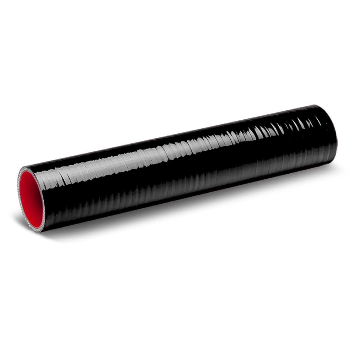 2.00" x 12" 3-Ply Silicone Hose - Black/Red