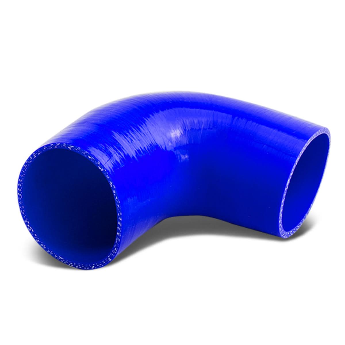 2.00" to 2.25" 90 Degree Silicone Reducer Hose 3-Ply Blue