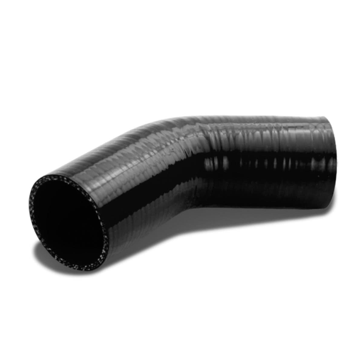 3-Ply Silicone Hose 2.00" 45 Degree Black Automotive