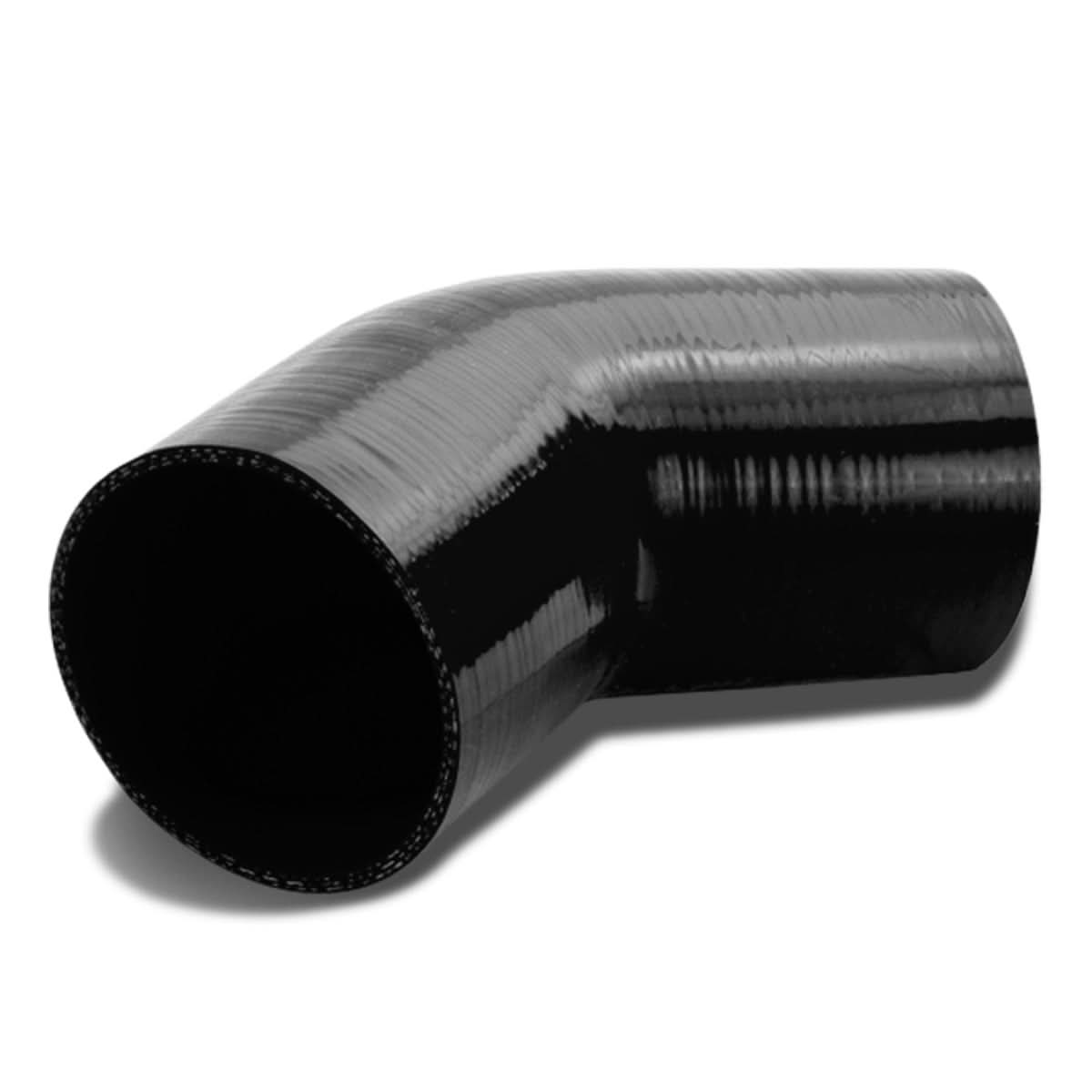 3.00" 45 Degree Silicone Hose - 3-Ply Black