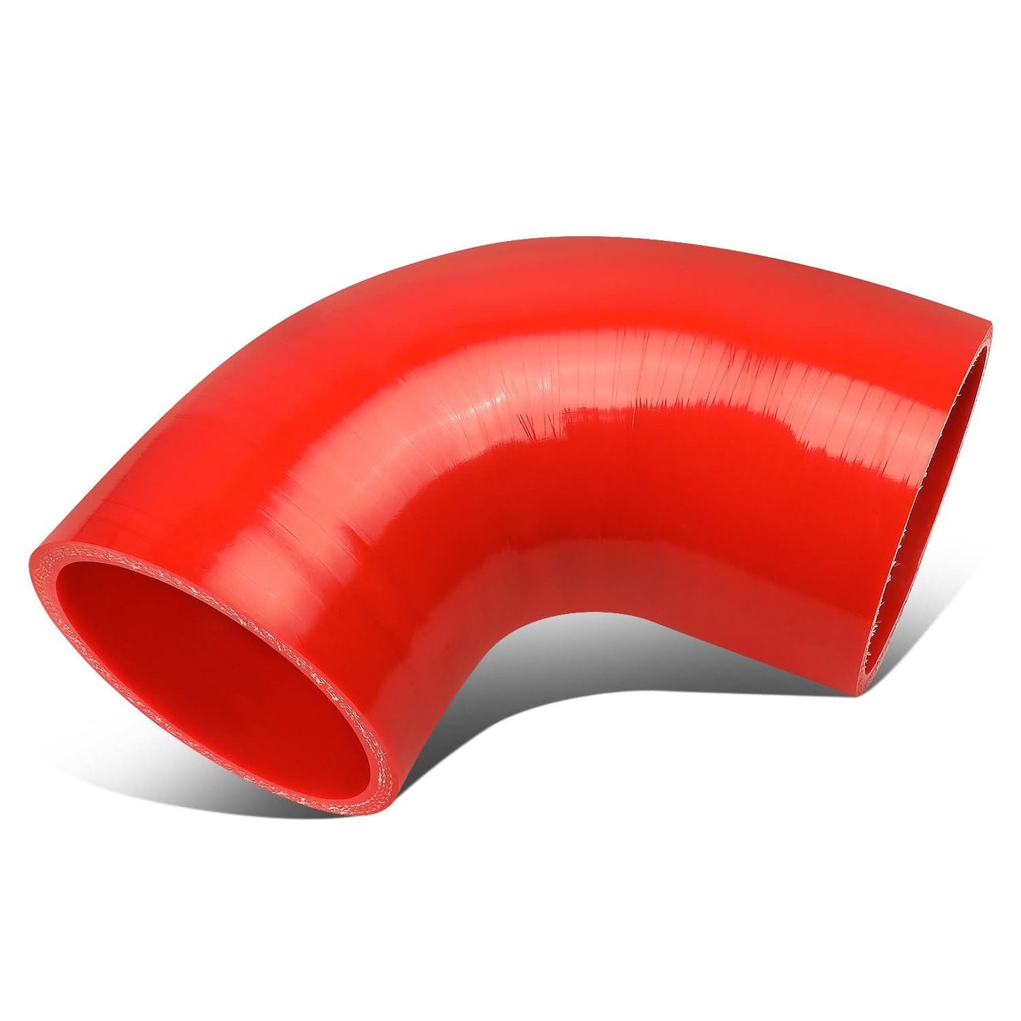 3.00" 90 Degree Silicone Hose 3-Ply Red