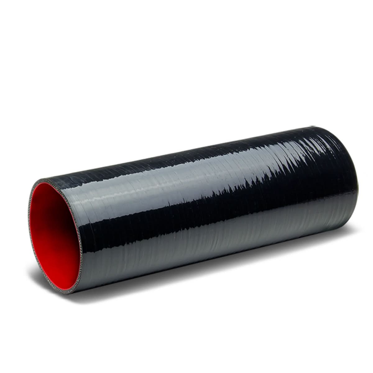 4.00" x 12.00" 3-Ply Silicone Hose - Black/Red