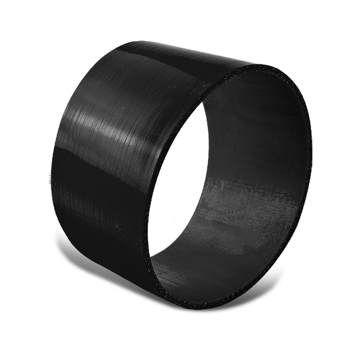 5.00" Straight Silicone Hose - 3-PLY Black