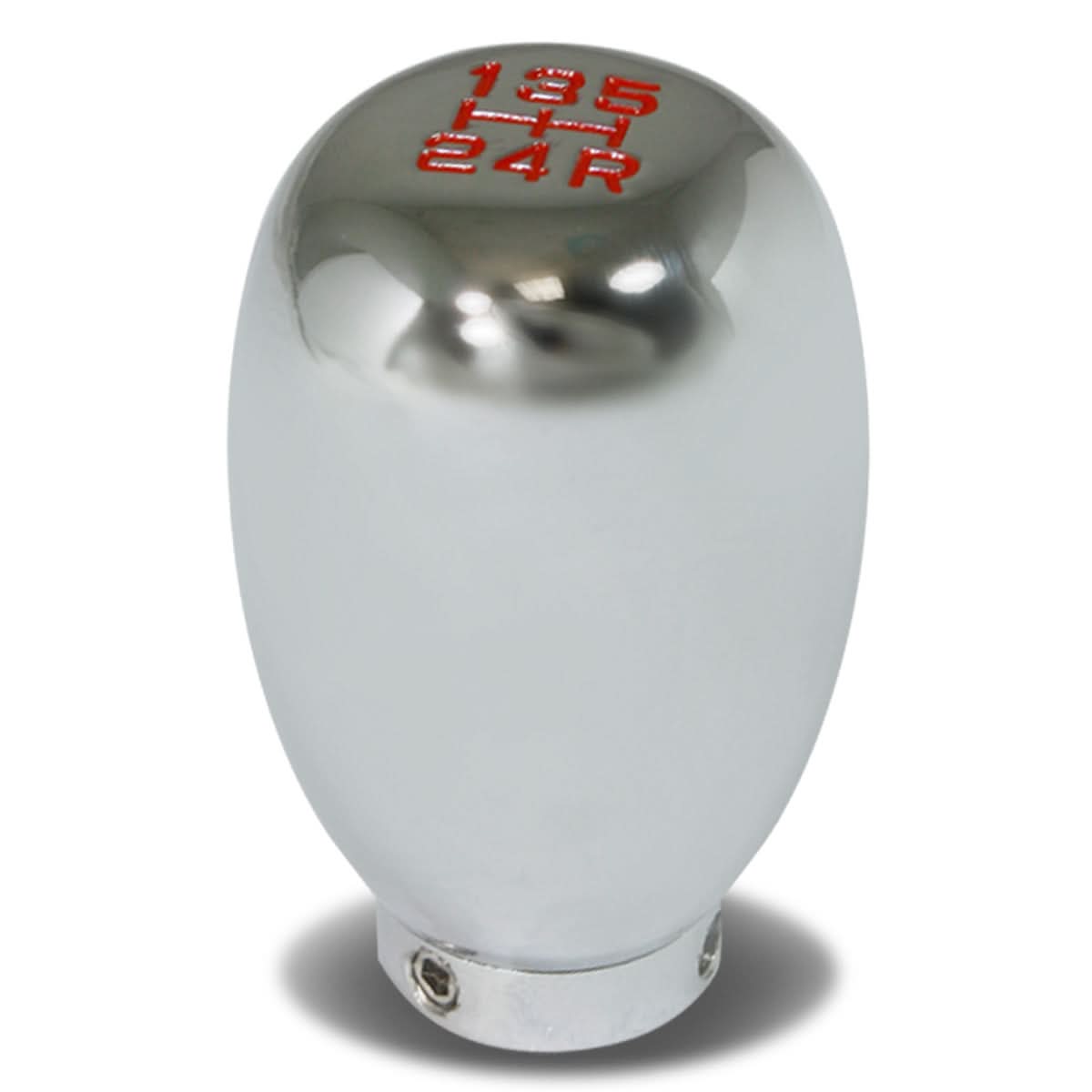 Universal 5-Speed Chrome Shift Knob