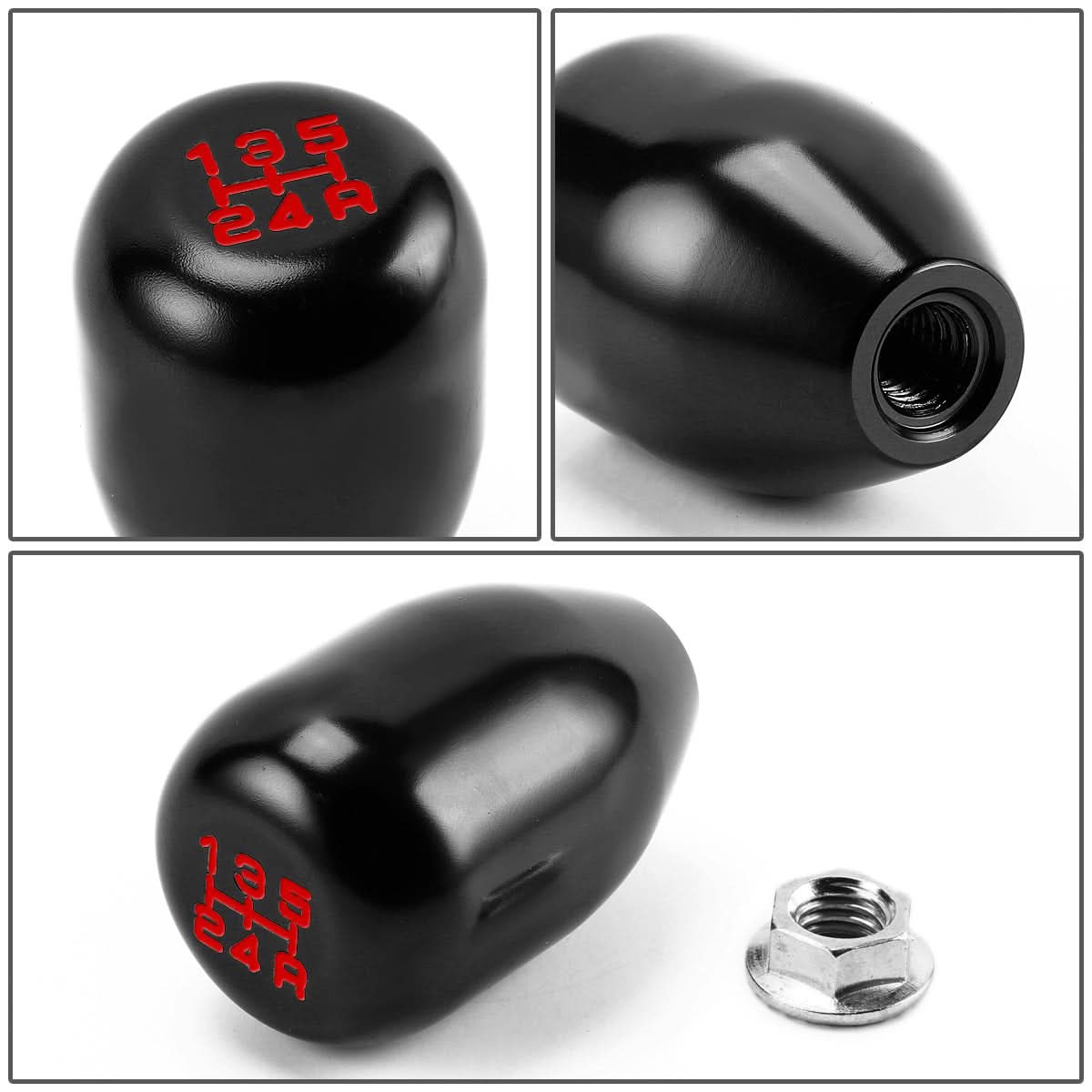 Honda / Acura 5-Speed Black Shift Knob