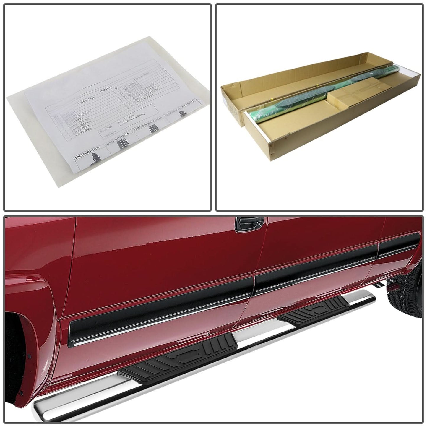 15-18 Ford F-150 Super Cab 5" Oval Nerf Bars - Silver