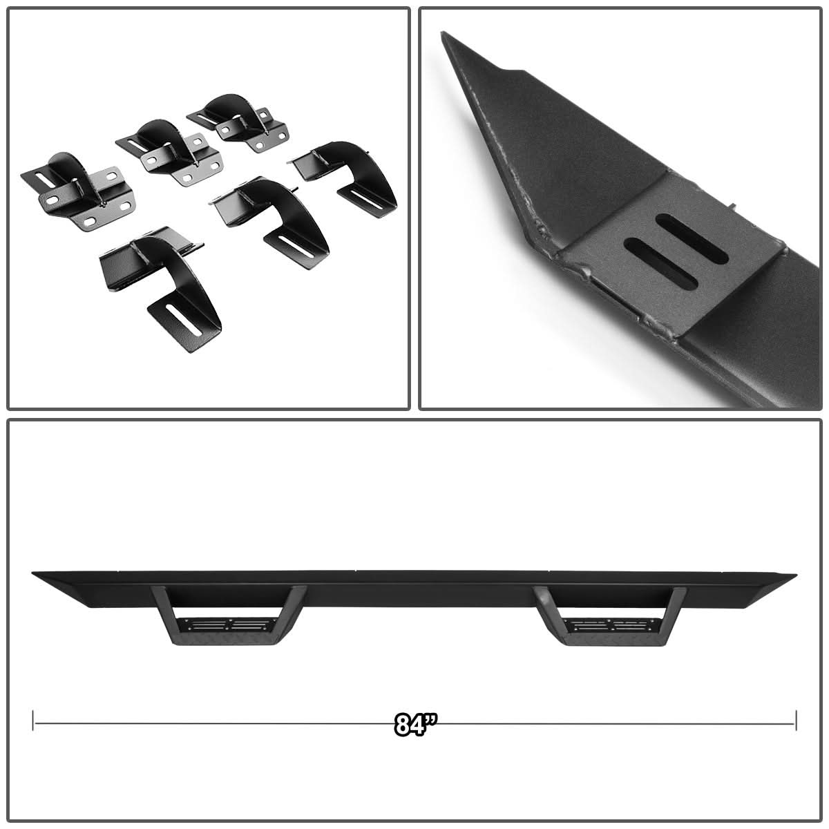2015-2020 Ford F-150 / 2017-2020 F-250 F-350 Crew Cab Step Down Nerf Bar