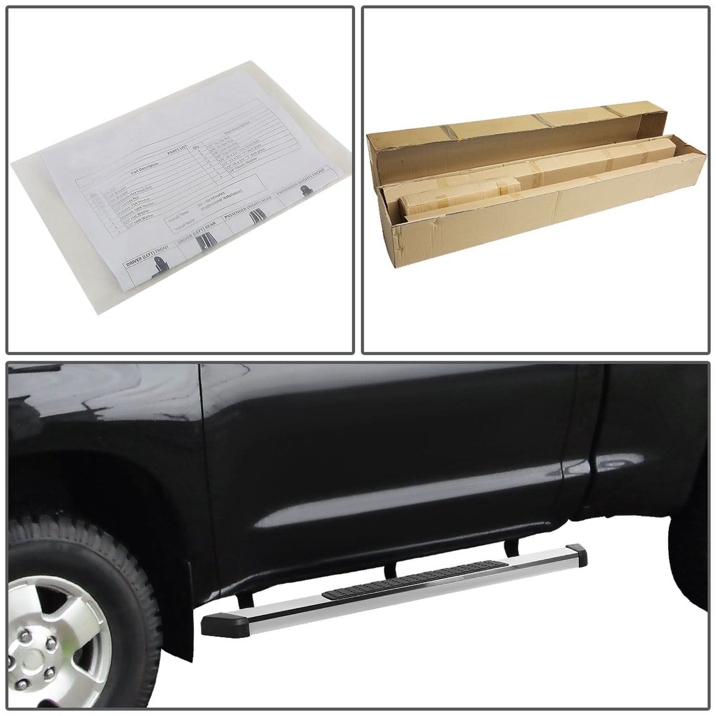 07-19 Chevrolet Silverado GMC Sierra 5.5" Honeycomb Nerf Bar Step
