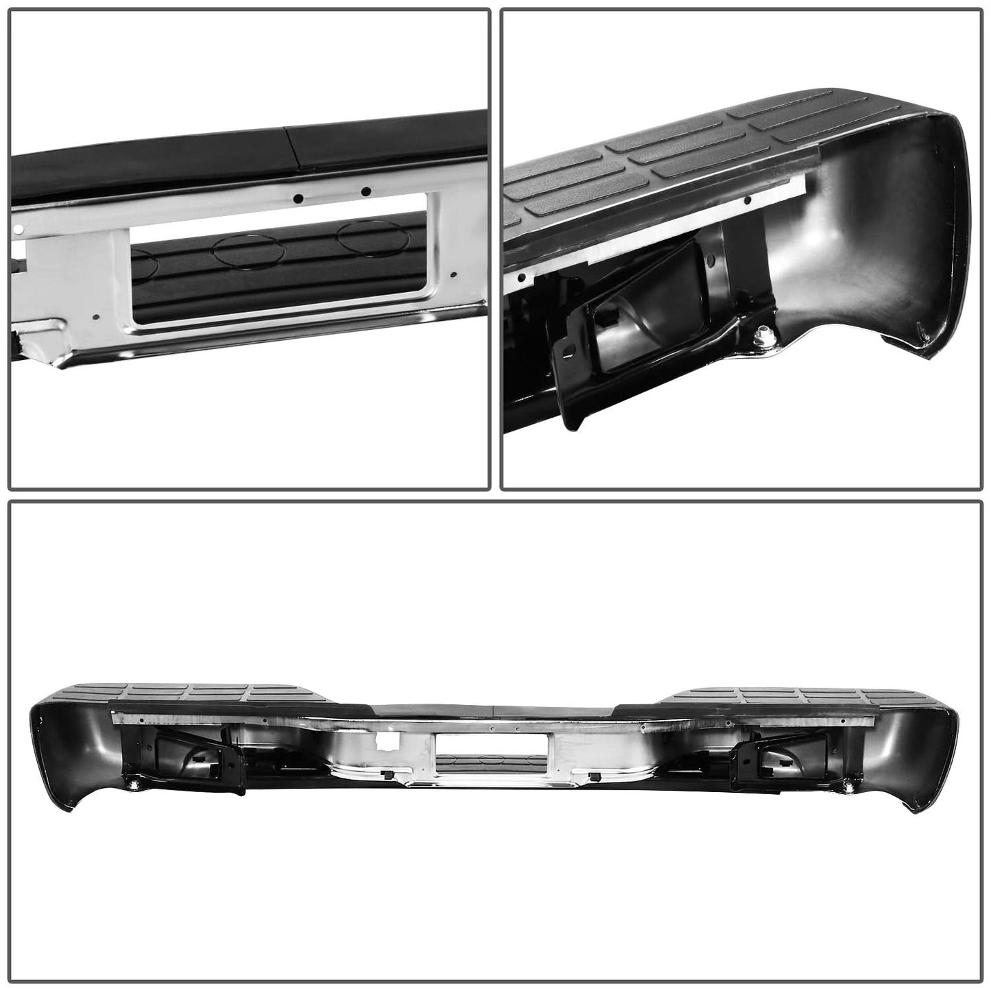 01-07 Chevy Silverado GMC Sierra 2500HD 3500 Rear Step Bumper Chrome