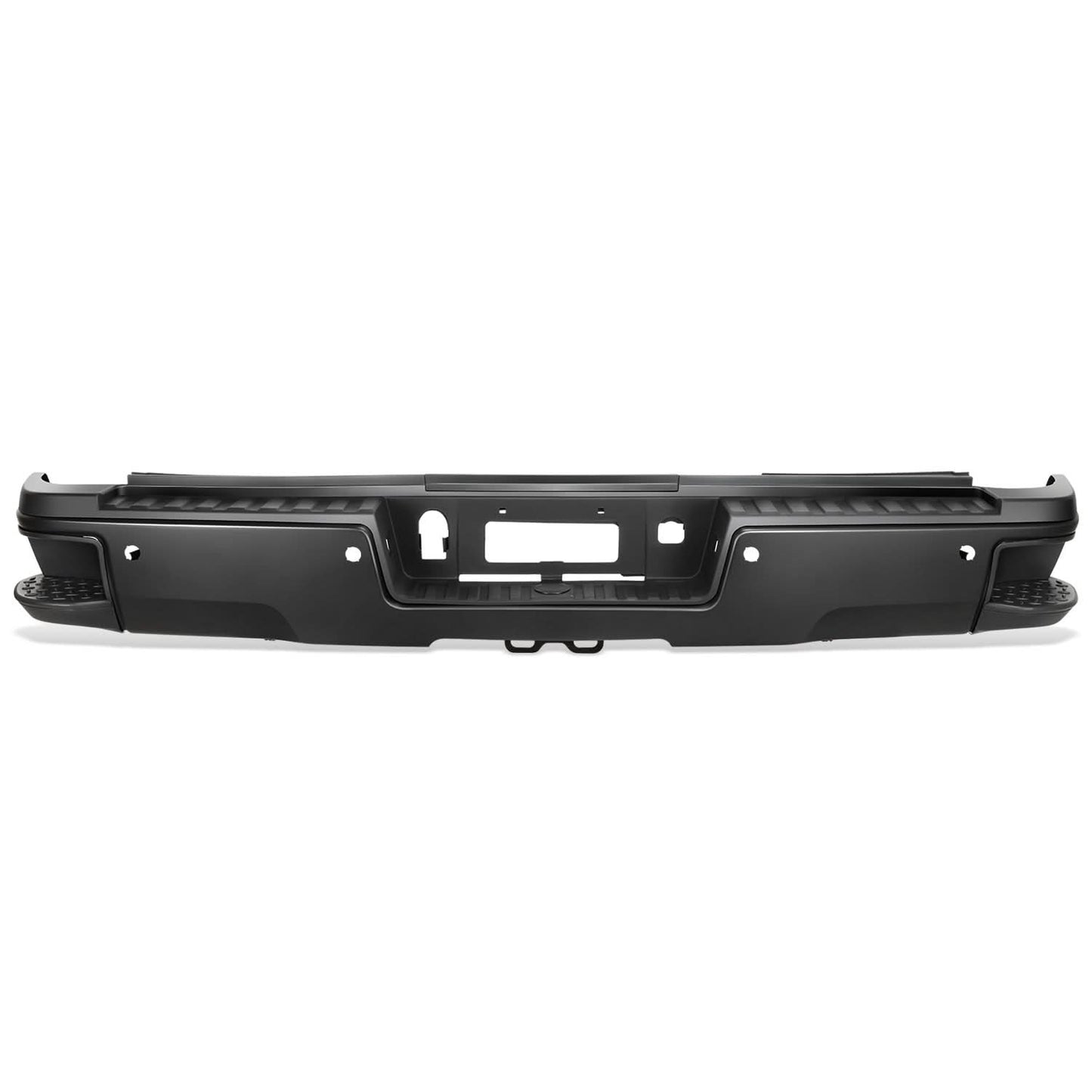 15-19 Silverado Sierra 2500 3500 Rear Step Bumper w/ Sensor Hole & Hitch