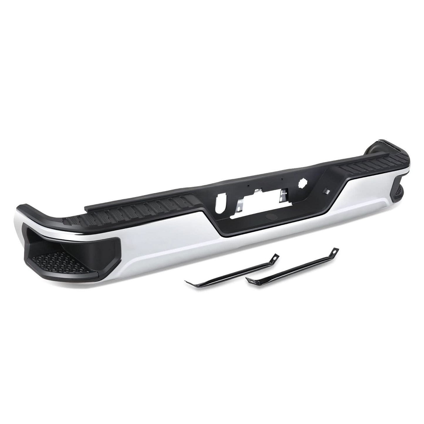 2019-2023 Chevrolet Silverado GMC Sierra Corner Step Rear Bumper Chrome