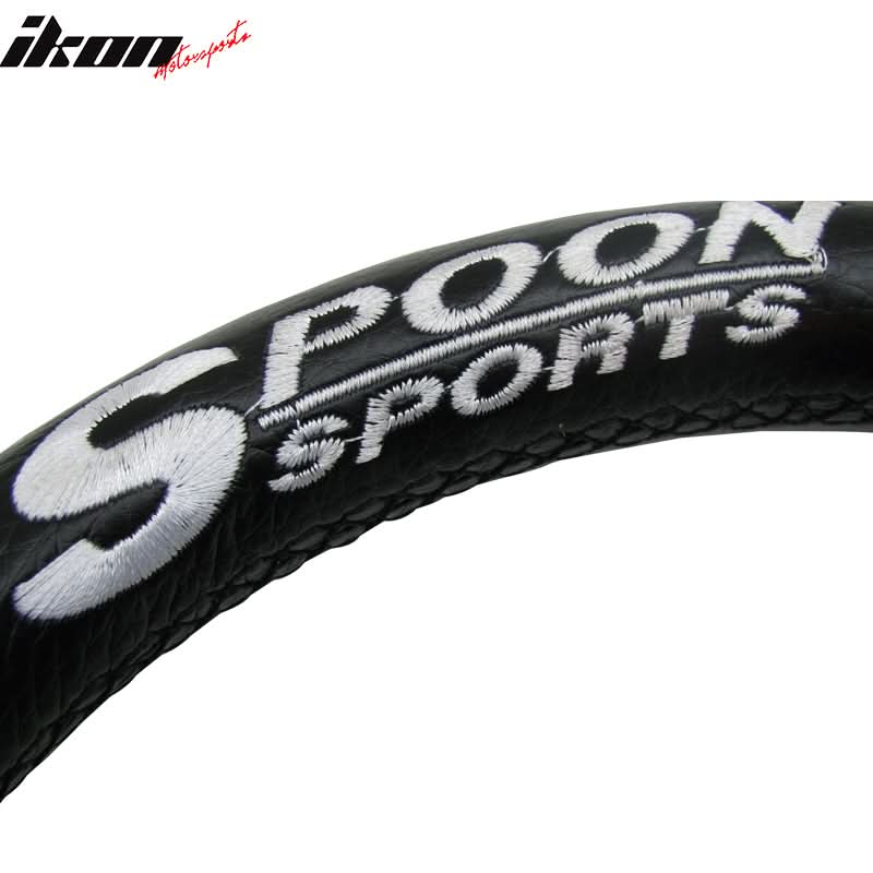Universal Fitment Steering Wheel Battle Type 300Mm Whole Black & Spoon