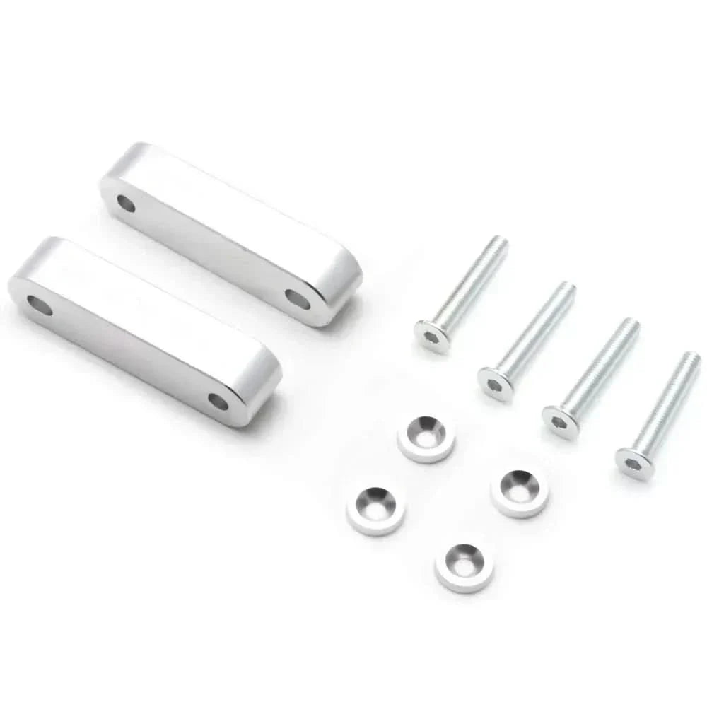 Universal Aluminum Hood Vent Spacer Riser Kit (Black / Purple / Silver)