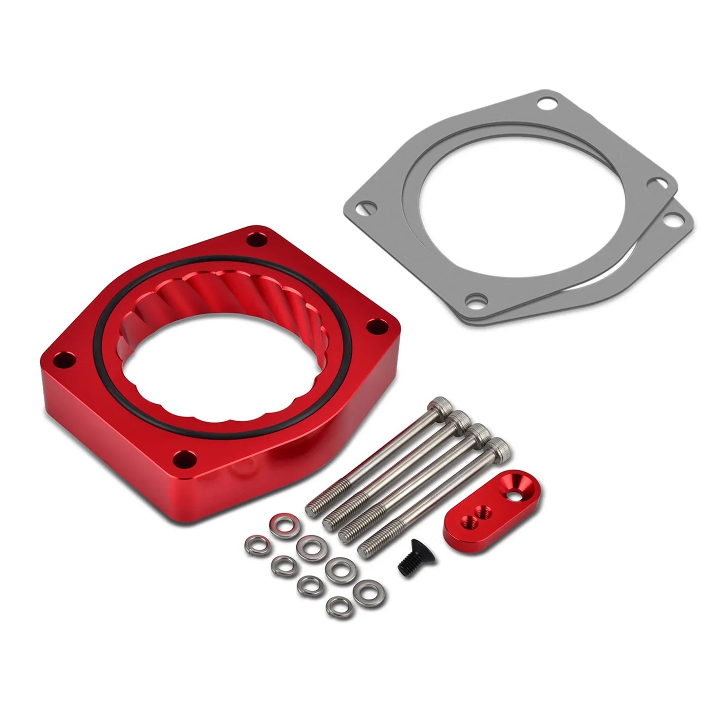 Chevy Silverado / Avalanche / Suburban / Tahoe, GMC Sierra / Yukon & Cadillac Escalade Billet Aluminum Throttle Body Spacer for 4.8L / 5.3L / 6.0L / 6.2L V8 Engines 2007 - 2013