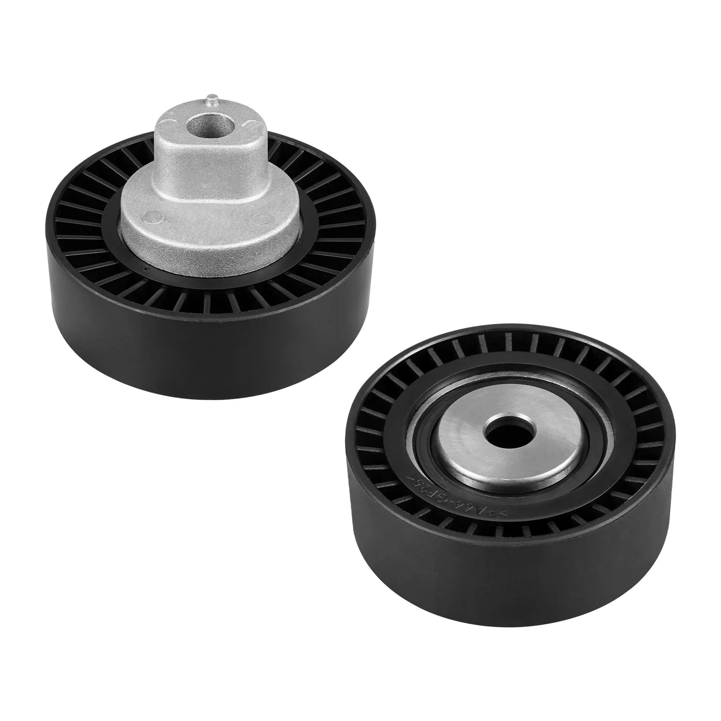 BMW E36 / E46 3 Series, E39 5 Series, E53 X5 & E85 / E86 Z4 Drive Belt Tensioner Pulley & Idler Pulley Set 1993 - 2008 (Replaces 11287841228 / 11281748131)