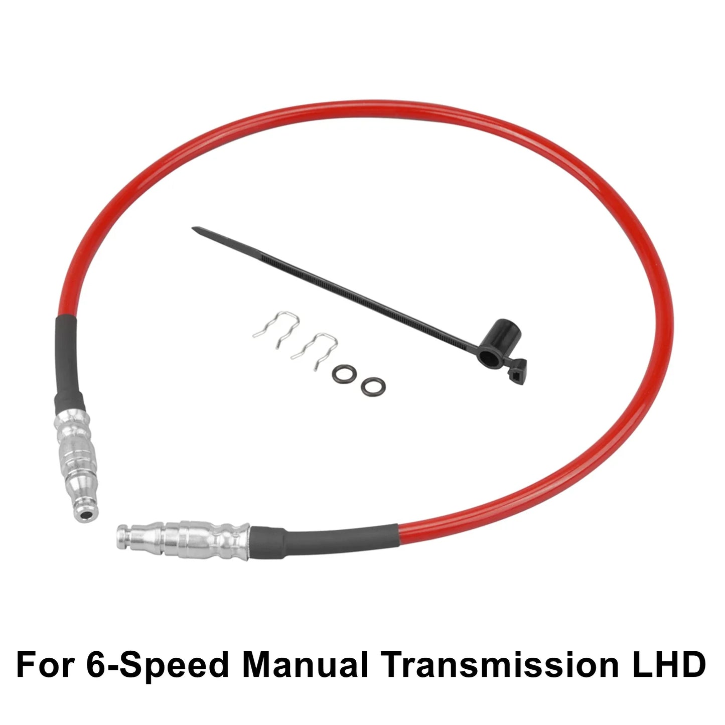 VW Golf / Jetta / Beetle / Bora / Audi TT A3 / Seat Leon Stainless Steel Braided Clutch Hose 6-Speed Manual LHD 1999 - 2007