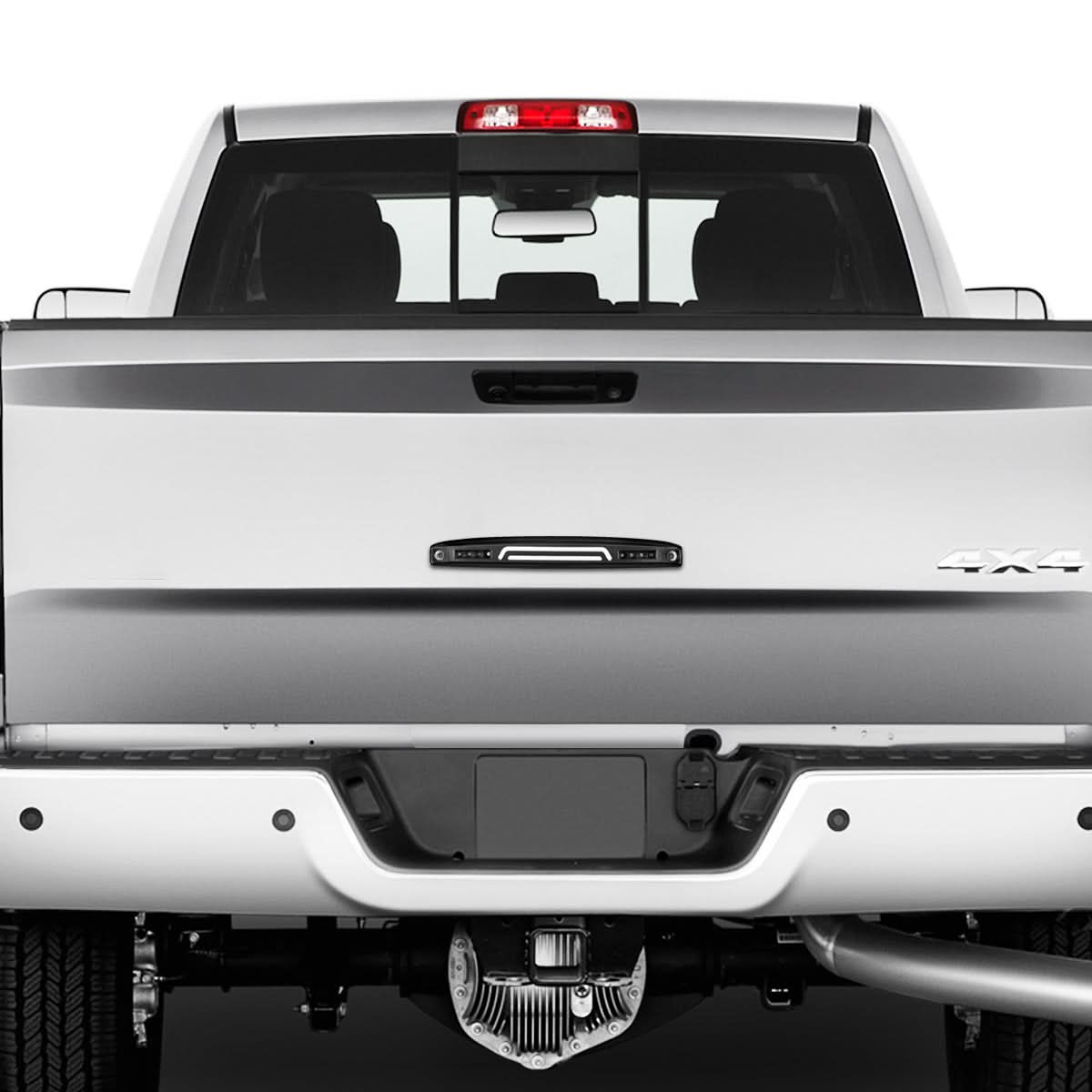 2003-2006 Dodge Ram 2500 3500 3D LED Tailgate Brake Light - Black