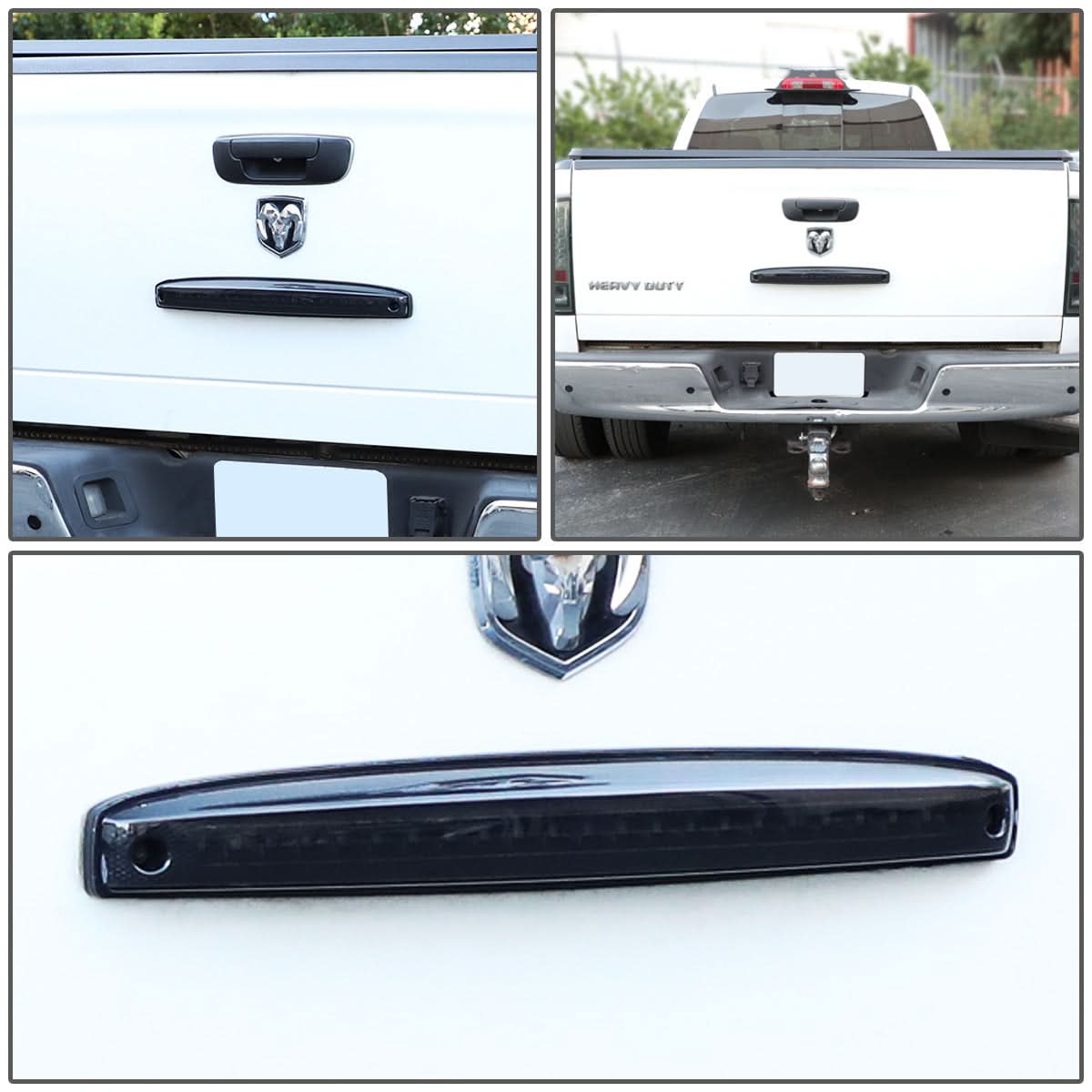 03-06 Dodge Ram 2500 3500 LED Sequential Tailgate Brake Light Black