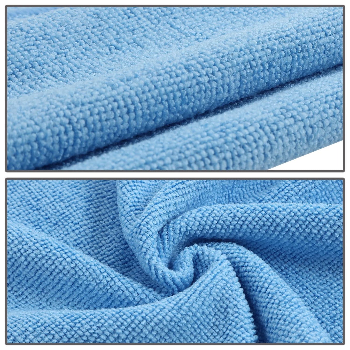 Cleaning Towel 48 Piece Set - Microfiber Auto Detailing Cloths