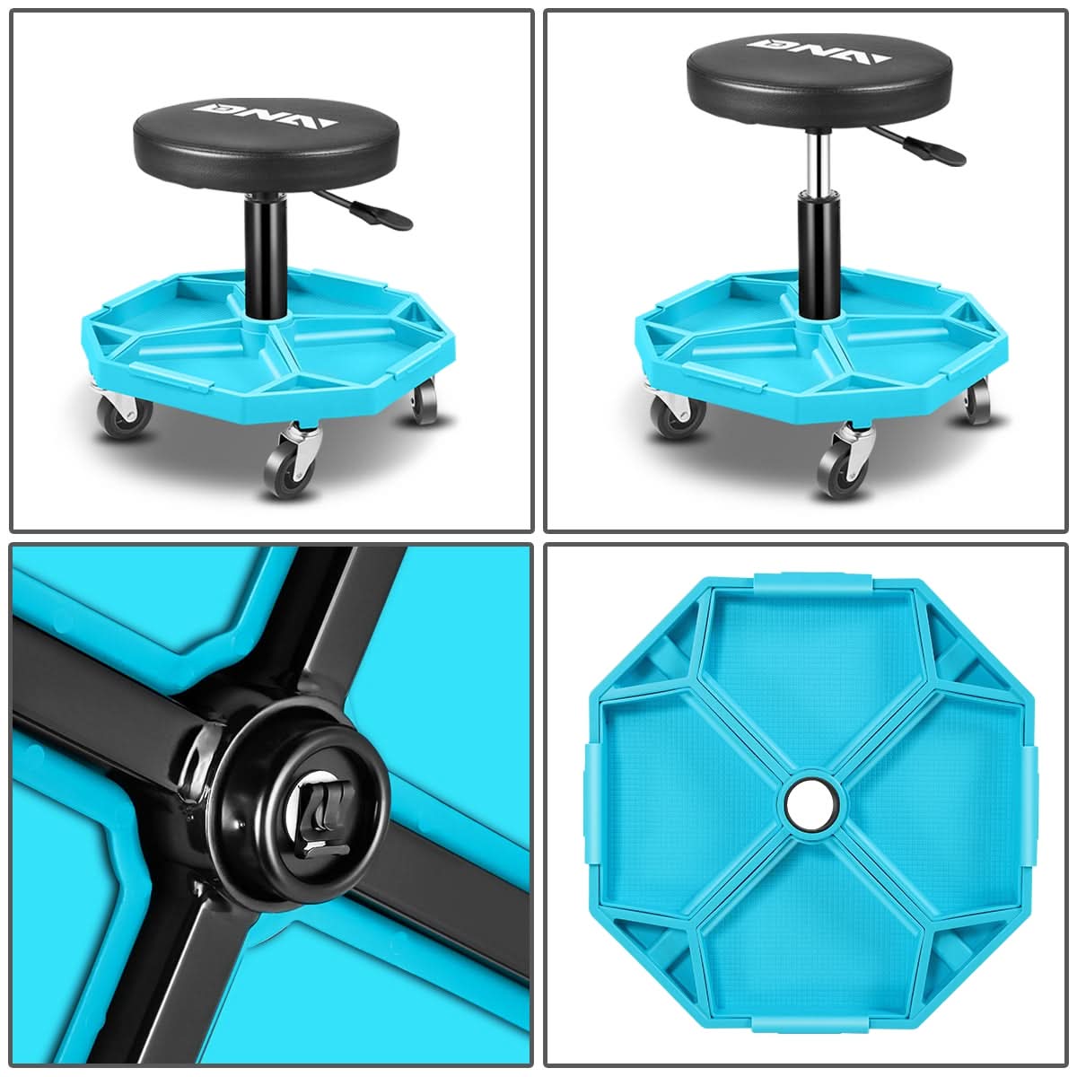 Adjustable Tool Seat - Blue
