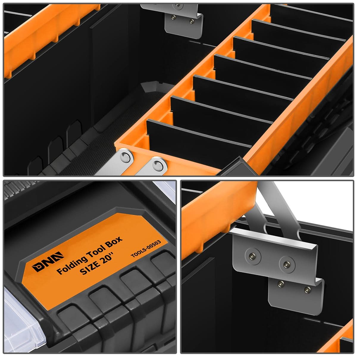Orange Plastic Tool Box