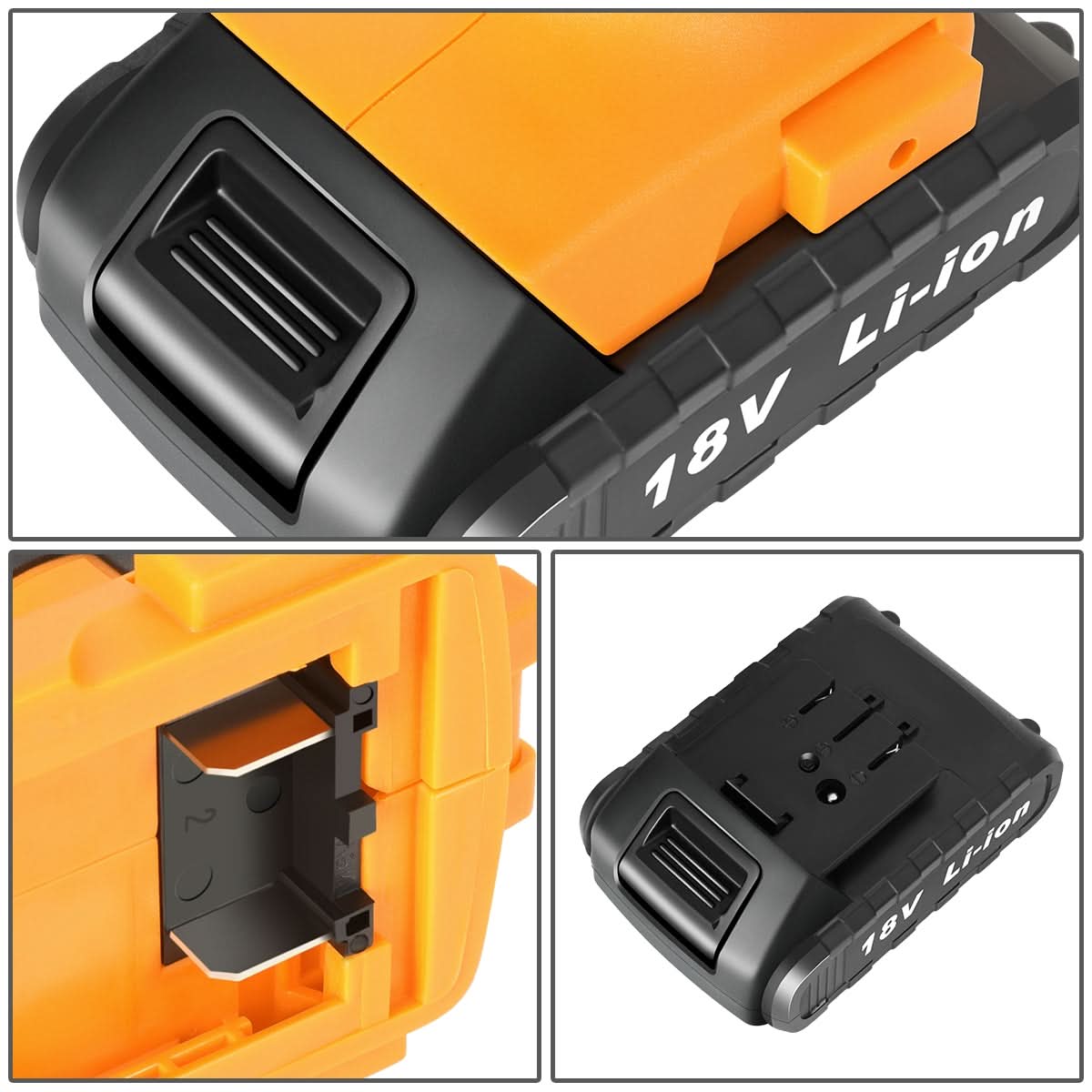 18V Cordless Drill - Orange