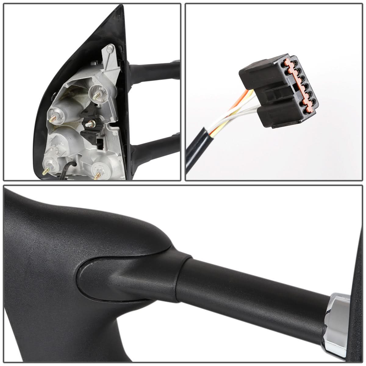 99-07 Ford F-250 F-350 F-450 F-550 Super Duty Towing Mirrors - Chrome