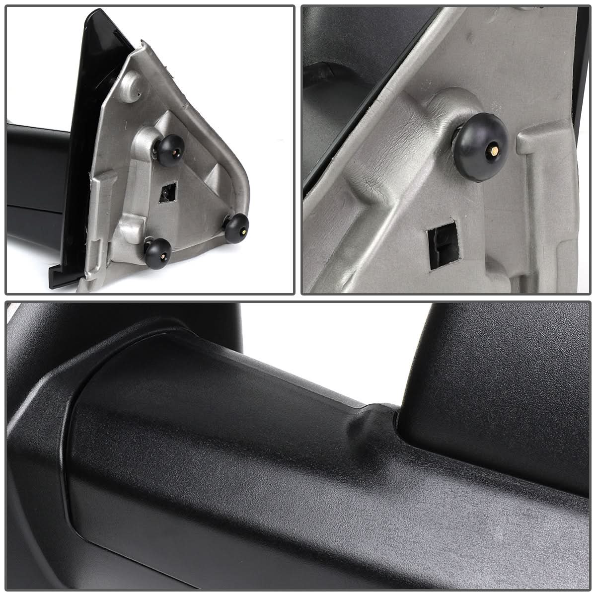 02-08 Dodge Ram 1500 03-09 Ram 2500 3500 Manual Heated Towing Mirrors