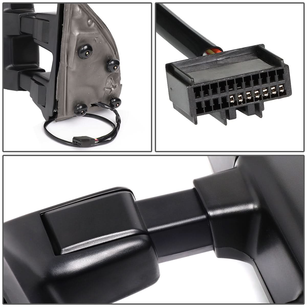 2008-2016 Ford F-250 F-350 F-450 F-550 Powered Heated Towing Mirrors
