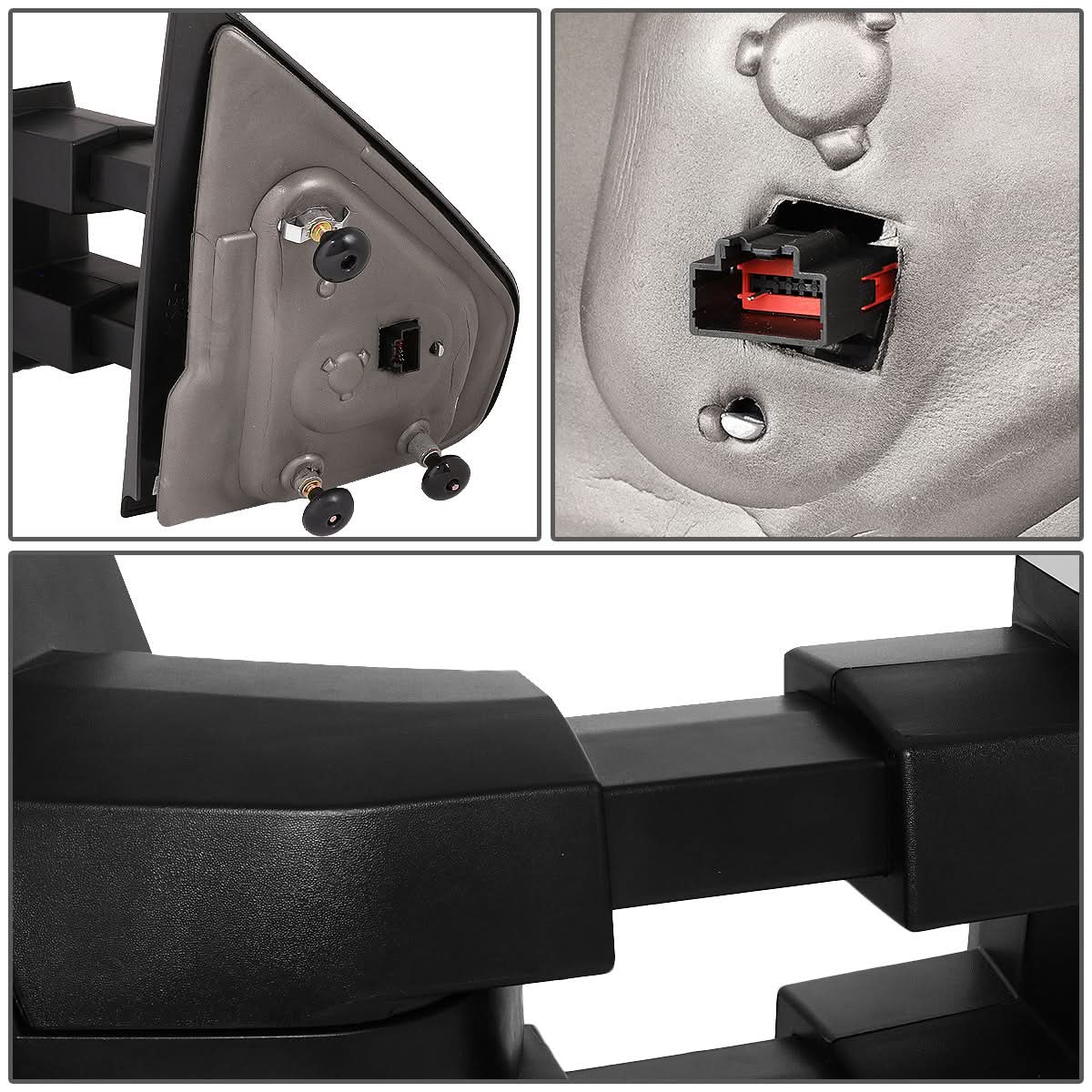 2004-2014 Ford F-150 Manual Towing Mirrors w/ Puddle Light & LED Signal