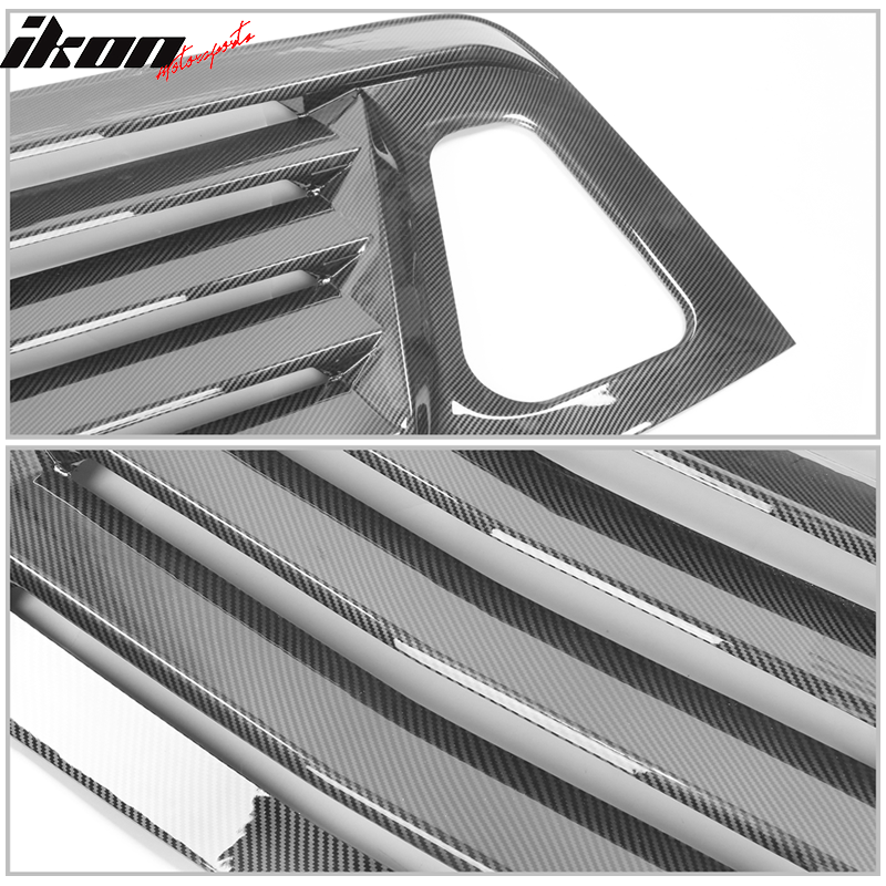 2008-2023 Dodge Challenger XE V2 Rear Side Window Louver Scoops PP
