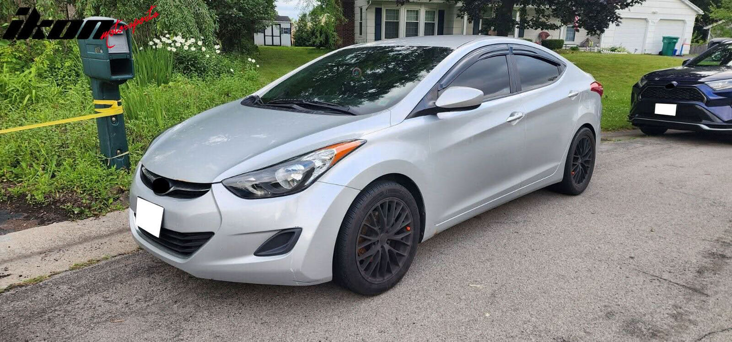 2011-2016 Hyundai Elantra Sedan Mugen Style Sun Rain Window Visor