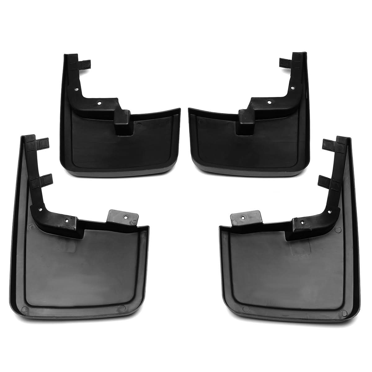 2015-2018 Ford F-150 Mud Guard Flaps 4PC Set Matte Black