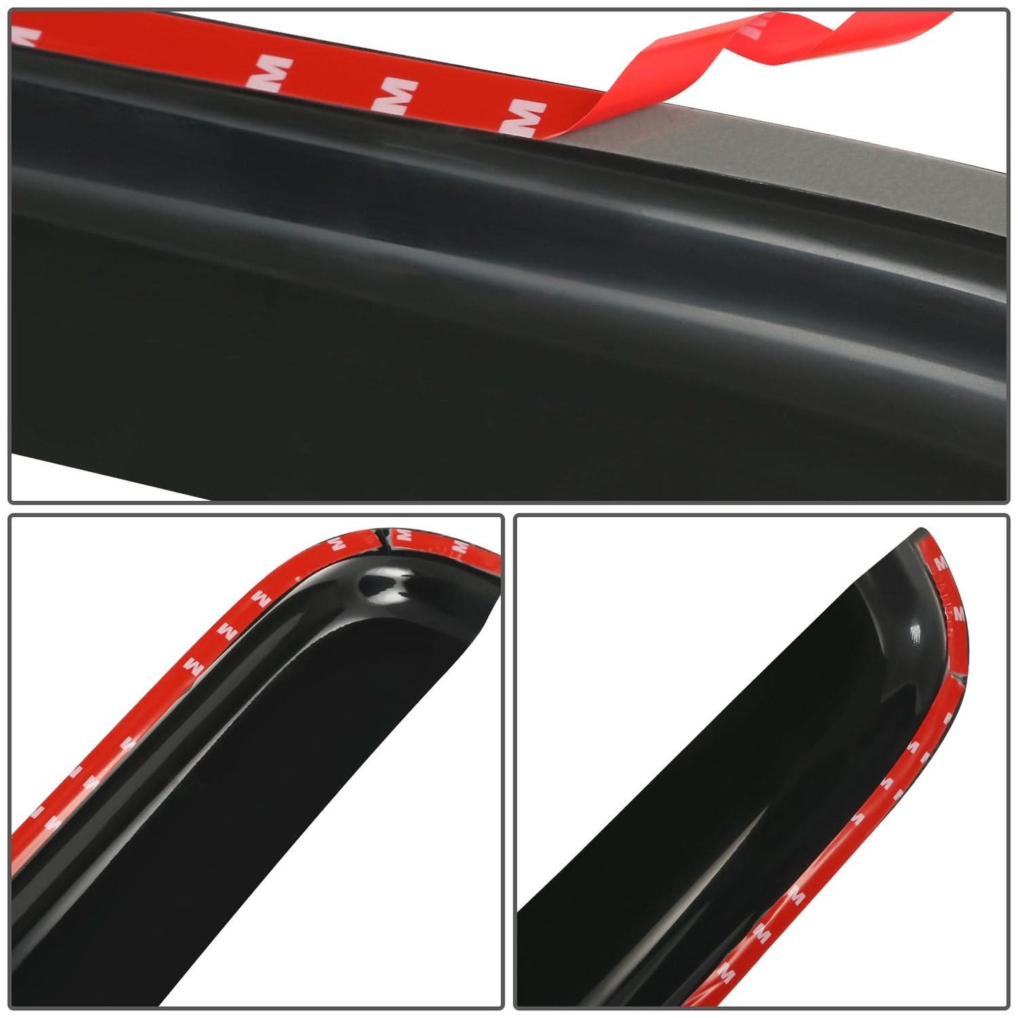 04-09 Dodge Durango Carbon Fiber Pattern Window Visors 4PCS Black
