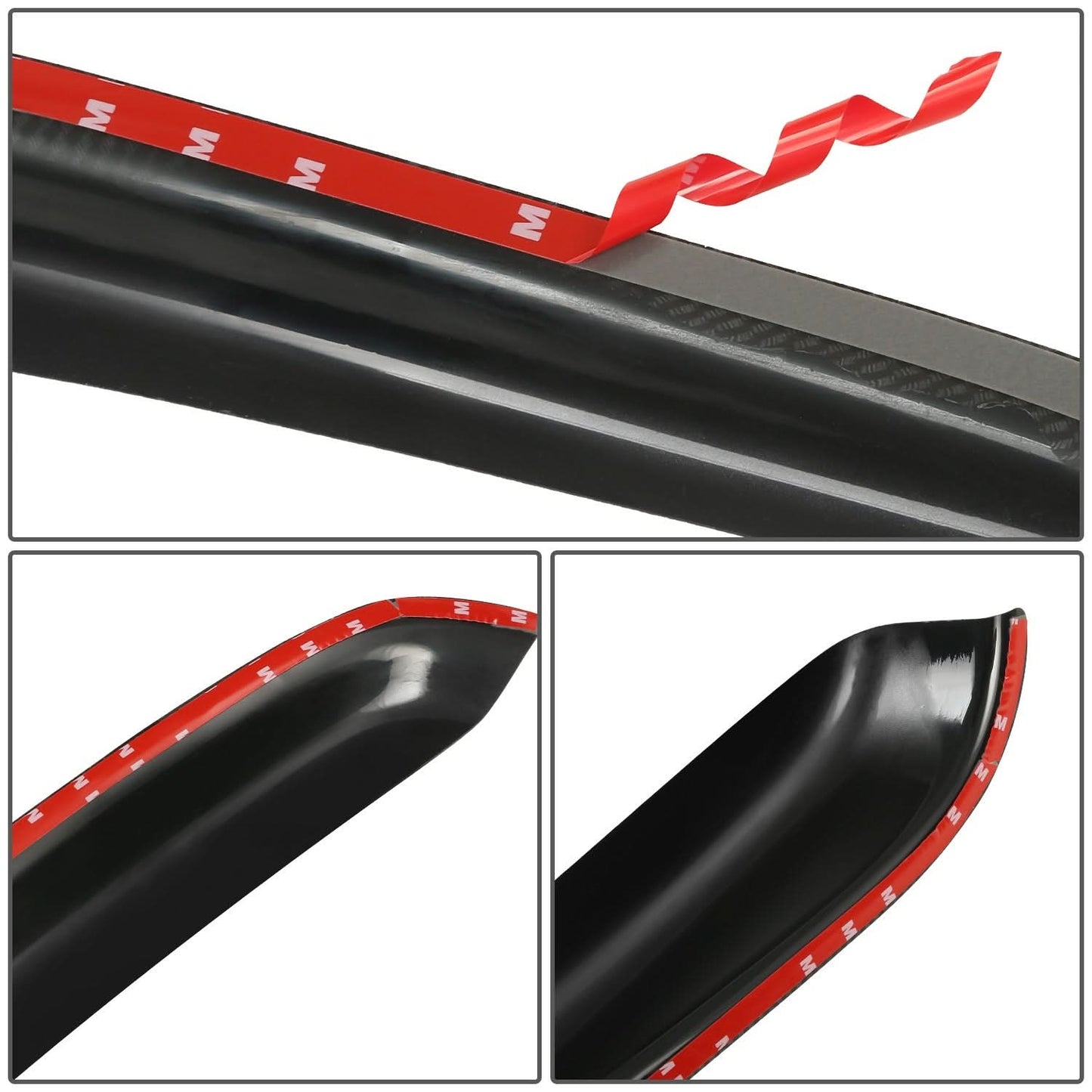 95-04 Toyota Tacoma Extended Cab Window Visors Carbon Fiber