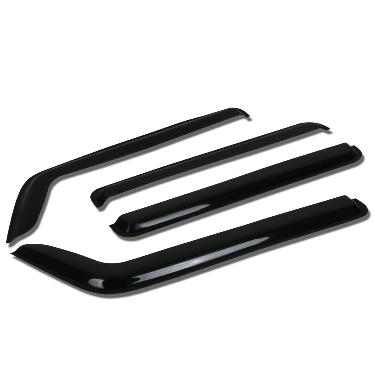 06-10 Hummer H3 Window Visors 4-Piece Set Dark Smoke