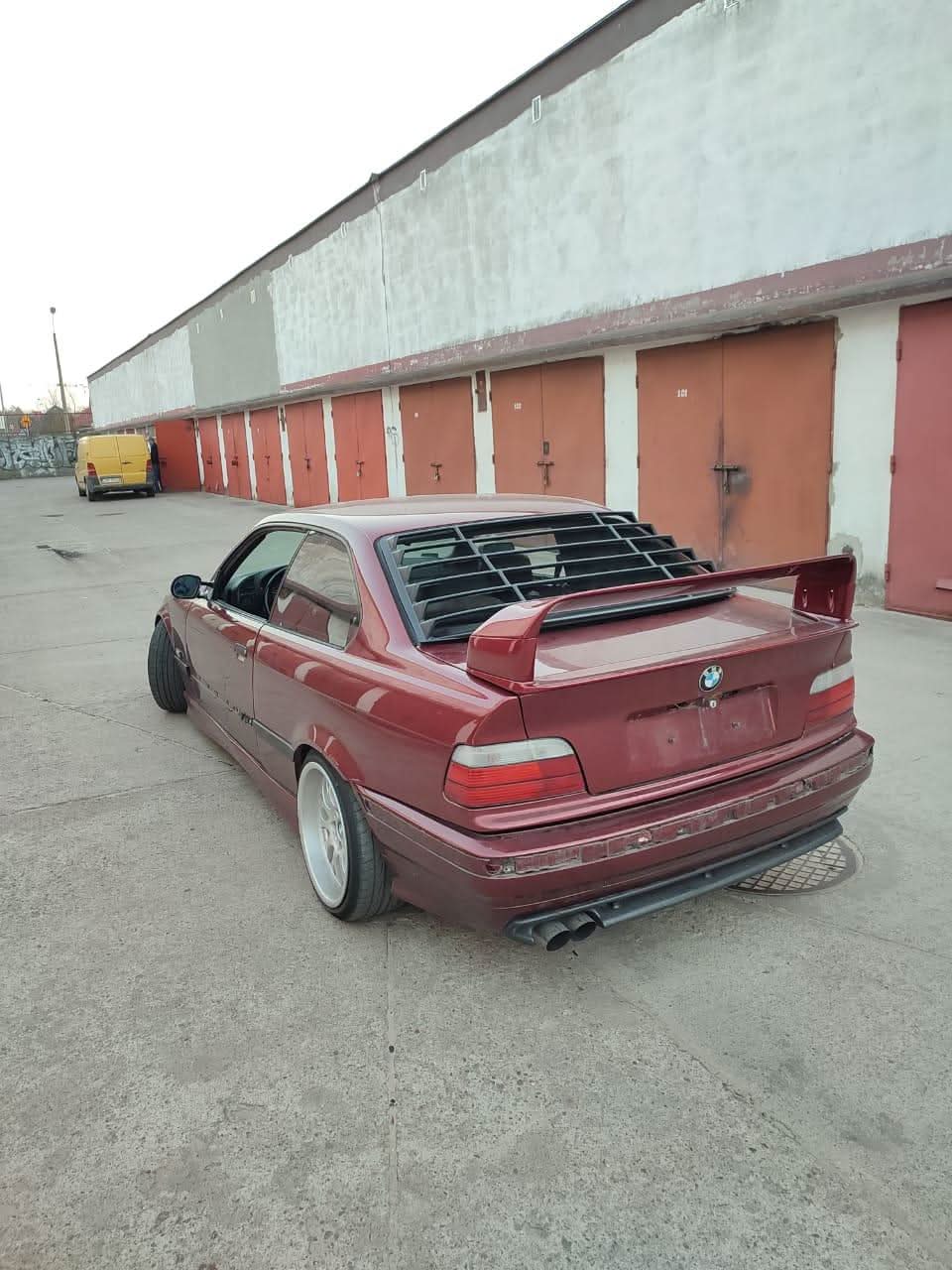 BMW E36 Coupe Series 3 Black Back Windshield Louvers (1992 - 1999)