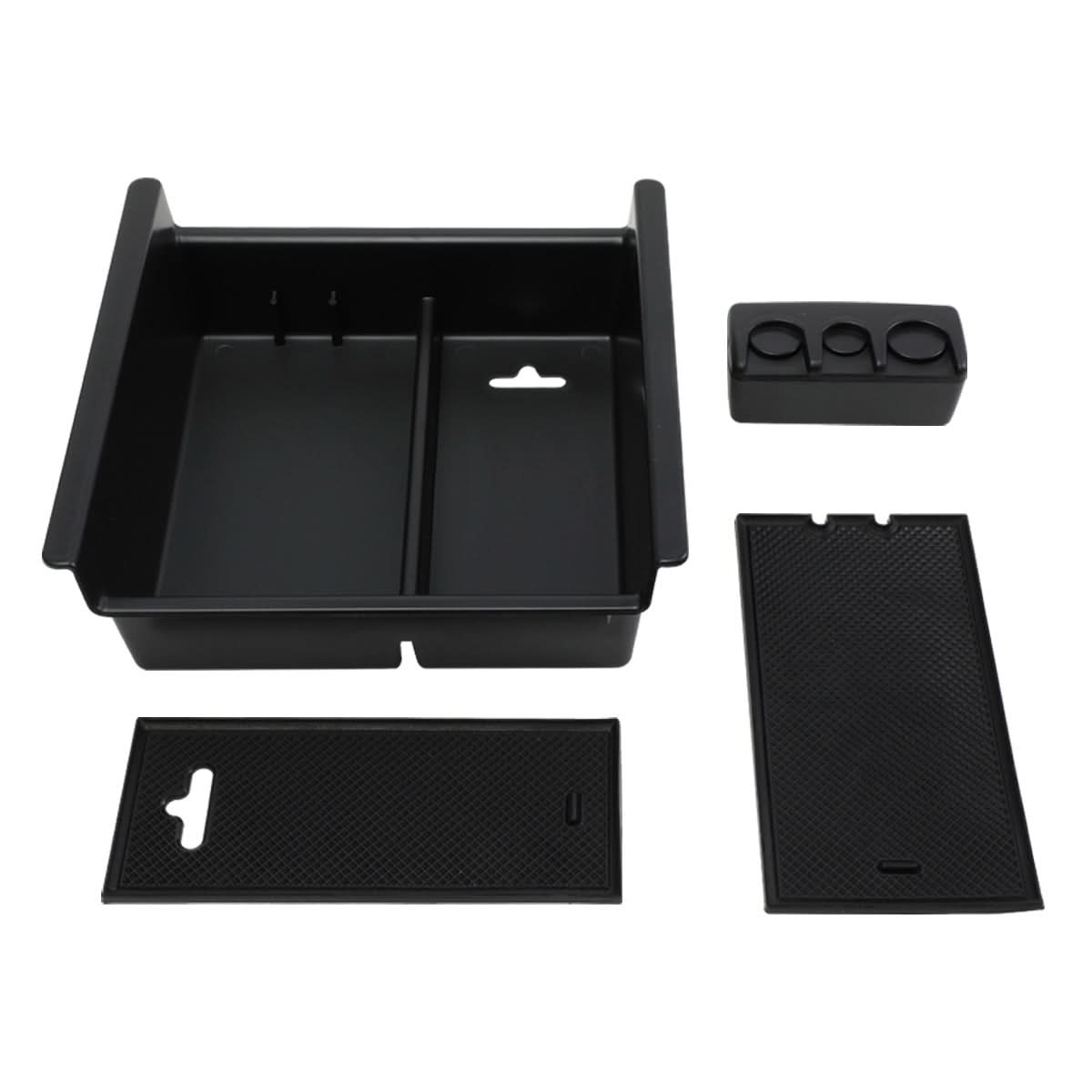 10-18 Toyota 4Runner Center Console Organizer Tray - Black