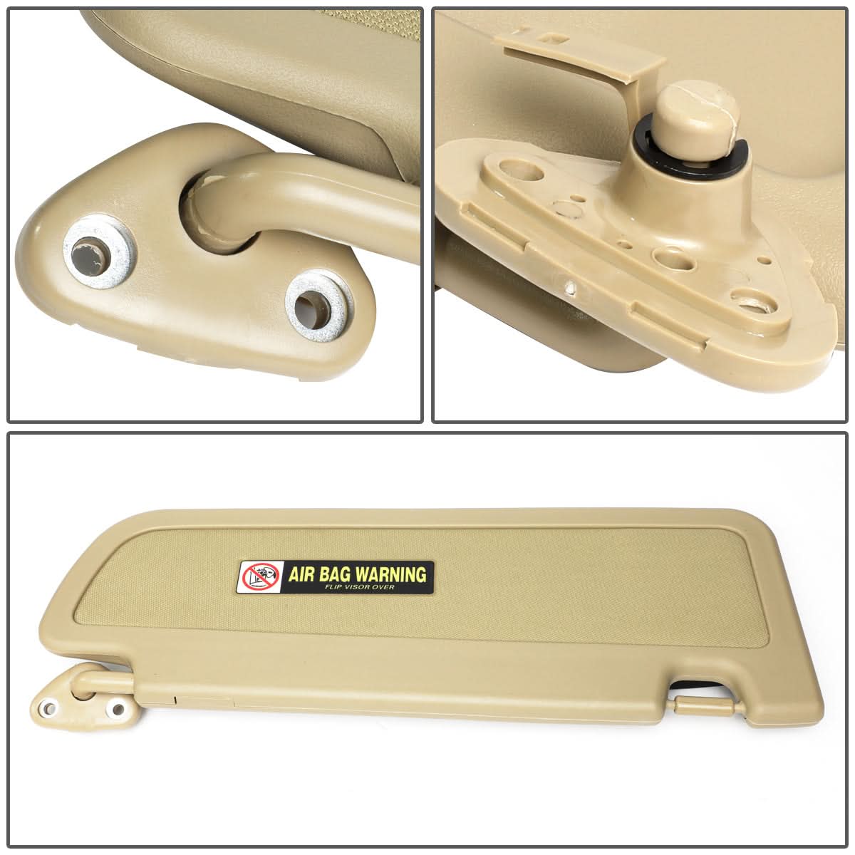 06-11 Honda Civic Sun Visor Driver Side Beige