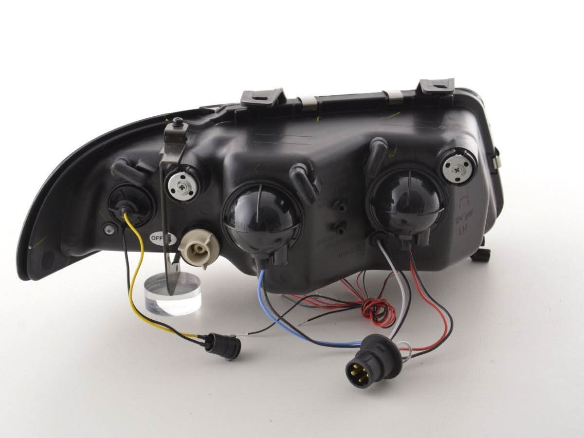 Audi A4 (B5 8D) Black Angel Eye Headlight Set (1995-1999)