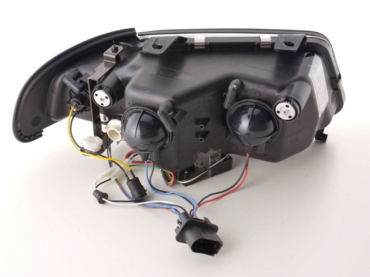 Audi A4 (B5 8D) Black LED Headlights with Daytime Running Lights (1999-2001) - With R87 approval