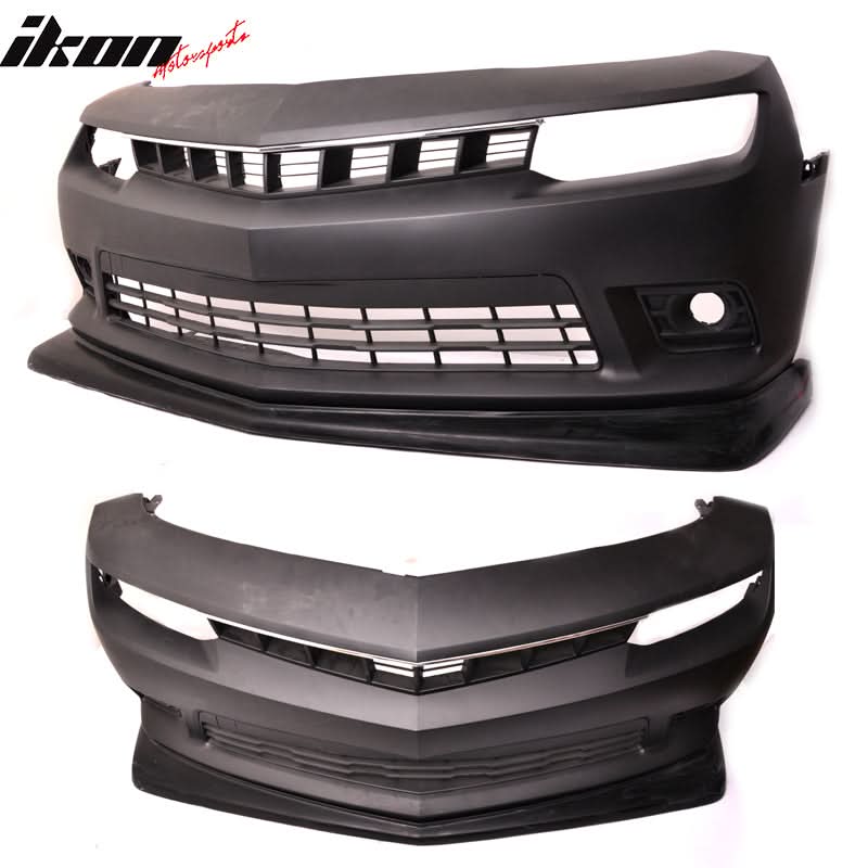 2014-2015 Chevrolet Camaro SS Z28 Style FRP Front Bumper Lip Spoiler