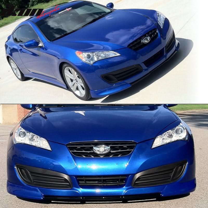 2010-2012 Hyundai Genesis Coupe 2Dr PD Style Front Bumper Lip PU