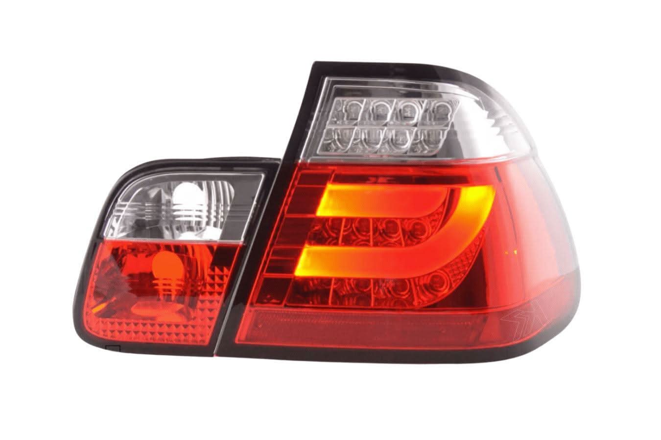BMW 3-series E46 Sedan Red LED LightBar Taillights Set- Pre-Facelift (1998-2001)