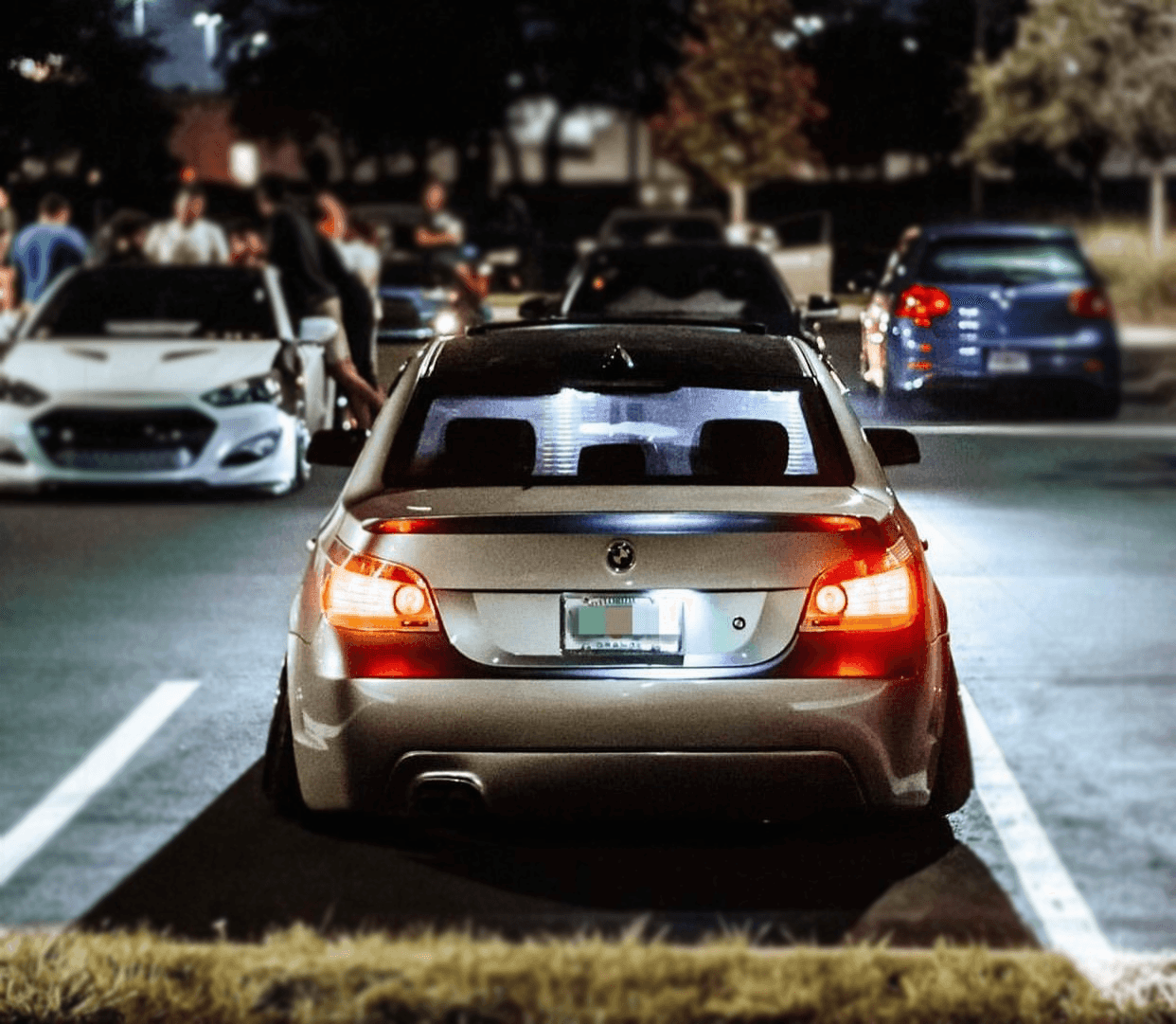 BMW 5-series E60 Sedan Chrome Clear LED Taillights Set (2007-2009)