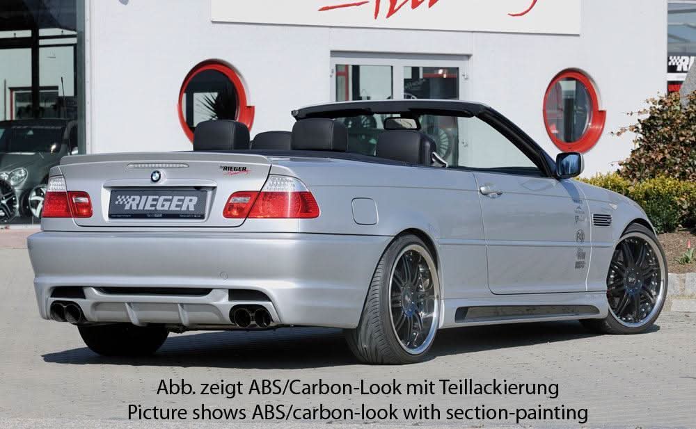 BMW E46 - All Models - Rieger Vented Side Skirts V2