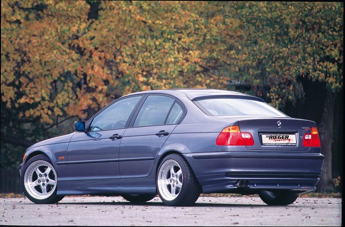 BMW E46 Sedan/Compact/Touring - Rieger "Twisty" Side Skirts