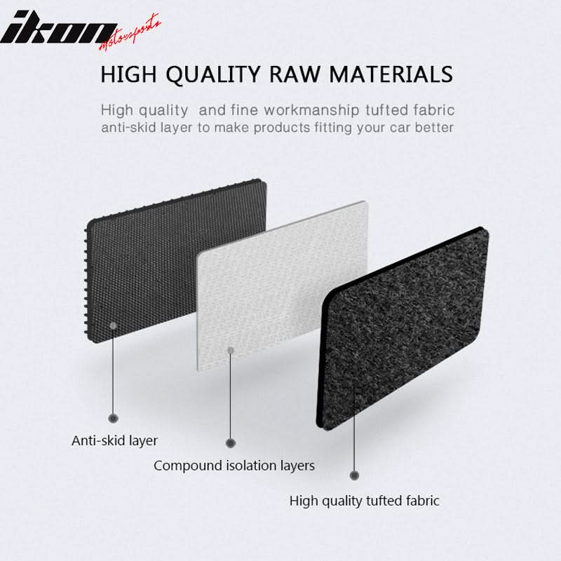 Car Floor Mat for 2003-09 Mercedes-Benz W211 E-Class Black Carpet 4PC
