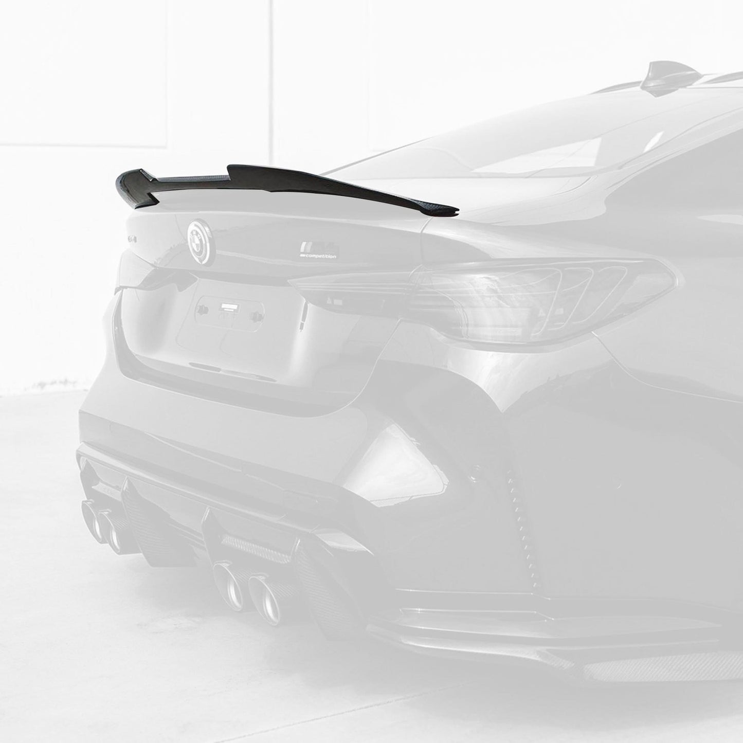 BMW 4 Series G22 G82 M4 PSM Style Carbon Fiber Trunk Spoiler (2020 - 2024)